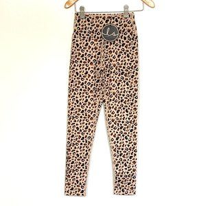 Ryderwear Leopard High Waist Cinch Bottom Leggings